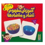 بسته آموزش مفهوم تضاد و متضادها (36 عدد کارت)(جورچین های آموزشی پیش دبستانی)-(گلاسه-باجعبه-نردبان)