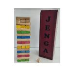 جنگا رنگی چوبی لوکس حرفه ای (جعبه چوبی)