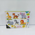 پازل 3 قطعه اشنایی با حیوانات جنگل (1013)