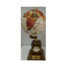 کره جغرافیایی سایز 14 پایه چوبی گردون دکراتیو کد 109