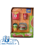 ست فست فود برگر و سیب زمینی