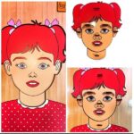 پازل ام دی اف دکمه دار صورت دختر