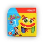 خمیر بازی 7 رنگ جعبه مقوایی 1047