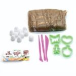 گل رس بهداشتی  1 کیلویی با ابزار