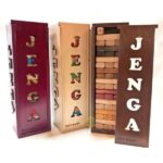 جنگا لوکس رنگی چوبی حرفه ای (جعبه چوبی)