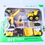 پک راهسازی (زرد) 5 عددی با ادمک و جرثقیل