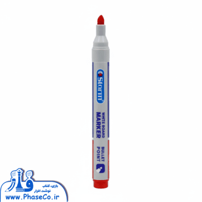 ماژیک وایت برد قرمز نوک گرد کد HL-340771