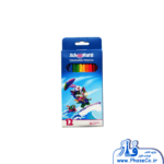 مداد رنگی 12 رنگ 3 گوش اسکول فنس 92447