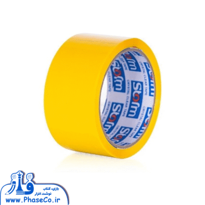 چسب 5 سانتی 50 یارد زرد کد HL-163