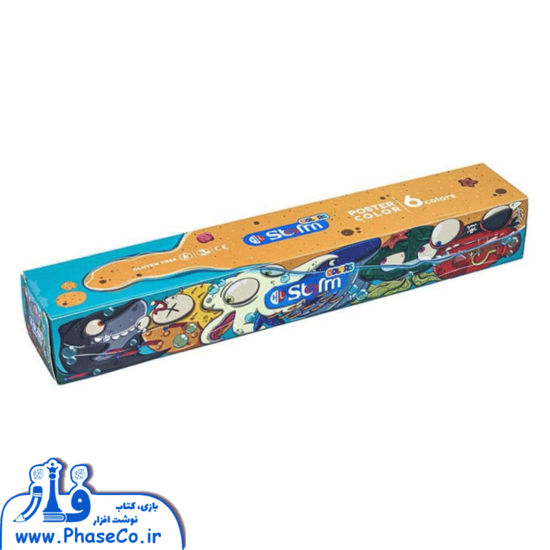 گواش 6 رنگ پایه استورم کد HL-500106 - Image 1