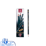 مداد مشکی بدنه گرد بدنه سبز 20014