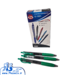 روان نویس نوک 0.7 میلی متر مدل فشاری سبز