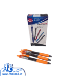 روان نویس نوک 0.7 میلی متر مدل فشاری نارنجی