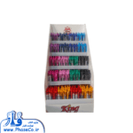 روان نویس نوک 0.7 میلی متر مدل فشاری استندی ( رنگی)