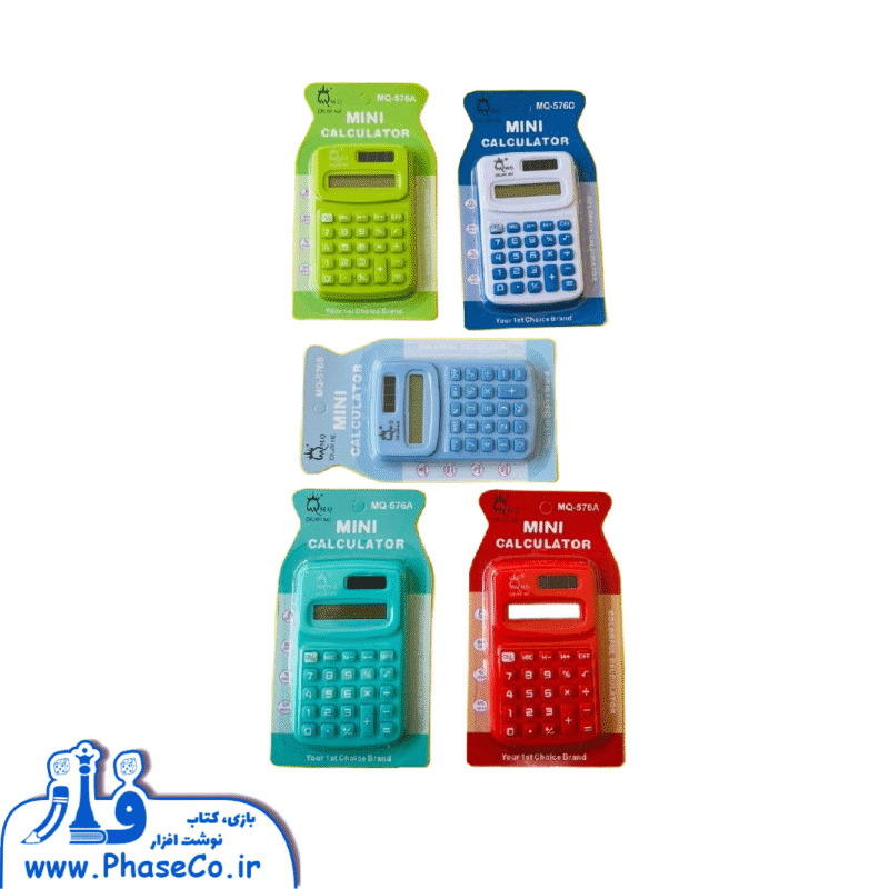 ماشین حساب جیبی رنگی کد 576 - Image 1