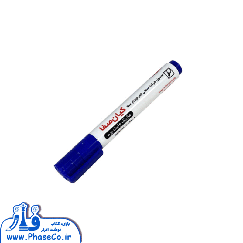 ماژیک وایت برد گرد آبی - Image 1