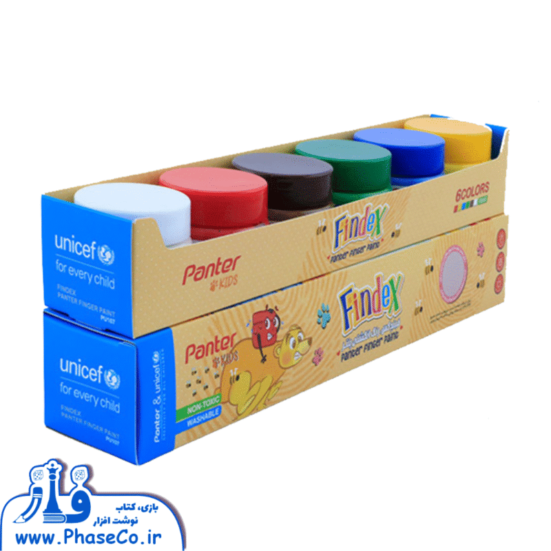 رنگ انگشتی 6 رنگ PUFP106-6 - Slim - Image 1