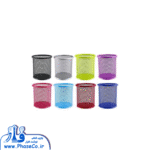 جا قلمی فلزی توری گرد فسفری