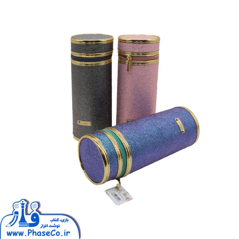 جامدادی استوانه چرم لاکچری کد 1527 - Image 3