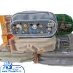 جامدادی دو زیپ چرمی طلقی کد 116