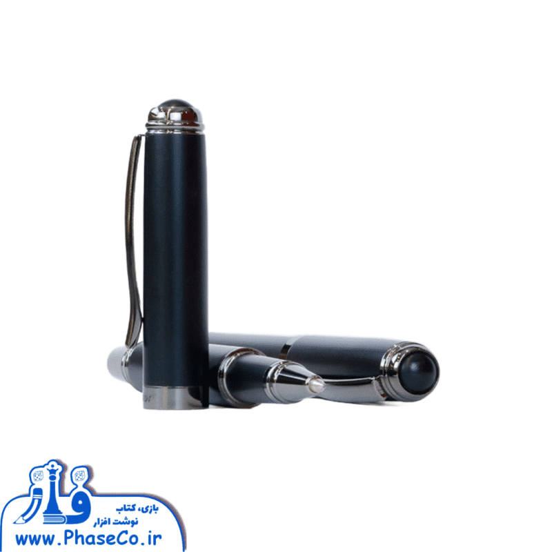 خودکار کادویی دو عددی Matte Black body - PL103 - Image 2
