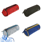 جامدادی سه زیپ دو جیب استوانه ای کد 1244 - Image 2