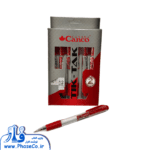 خودکار فشاری نوک 1 میلی متر قرمز مدل تیک تاک گریپ دار