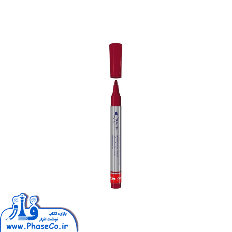 ماژیک دائم قرمز گرد - Image 1