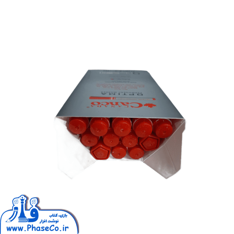 ماژیک دائم قرمز گرد - Image 1