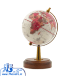 کره جغرافیایی سایز 14 سانتی متر کمان فلز کد 124