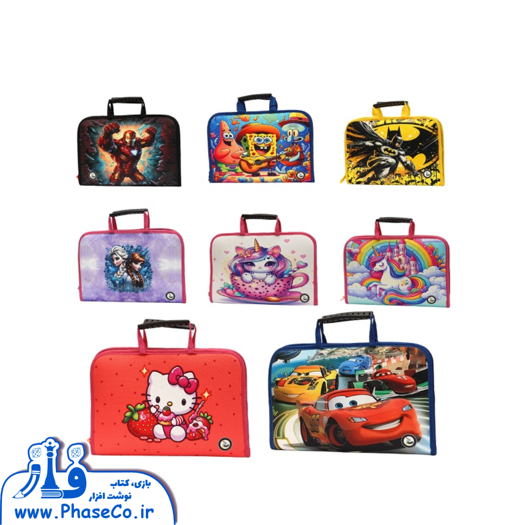 کیف دسته دار طرح دار کد 6007 کیف دسته دار طرح دار کد 6007 - Image 1