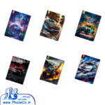 دفتر یک خط 80 برگ دو جلدی کلاسیک کد 33