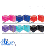 جعبه کادویی مربع 3 تکه طلاکوب