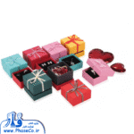 جعبه کادویی مربعی تکی انگشتری سری BOX33