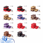 جعبه کادویی مستطیل روبان دار 3 تایی سری 3X