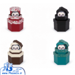 جعبه کادویی شش ضلعی 4 تکه سری 4D