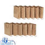 بگ دسته دار طلاکوب (ساک) 17 در 25.5 سایز 2T