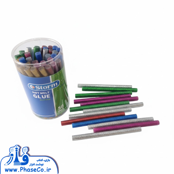 چسب حرارتی رنگ اکلیلی کوتاه باریک (قوطی) کد HL-220410 چسب حرارتی رنگ اکلیلی کوتاه باریک (قوطی) کد HL-220410 - Image 1