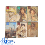 دفتر 50 برگ طراحی سایز A5 کد 593